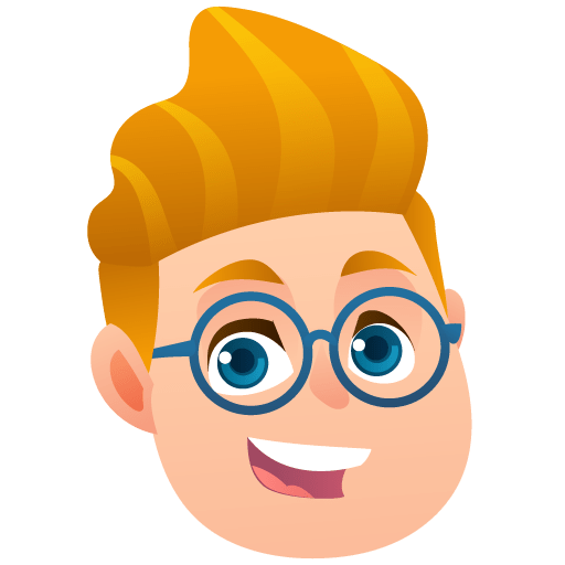 icone enfant avec des lunettes