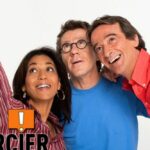 Sabine, Jamy et Fred qui présentait l'émission c'est pas sorcier